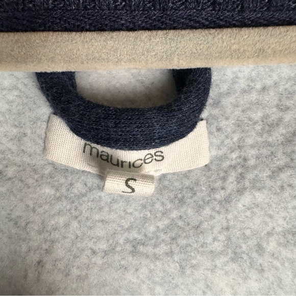 Maurices Zip Up Cardigan Size Small Navy Blue - Picture 8 of 8